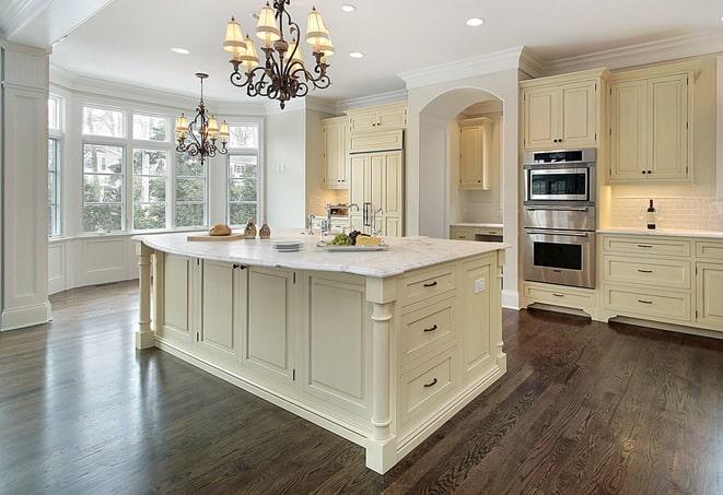 bright and airy dining room with laminate floors in Arkadelphia AR